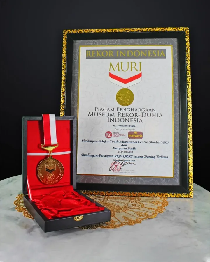Piagam Rekor MURI Brofesional